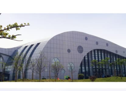 万源会议中心外景网架工程